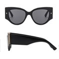 thumbnail image 5 of Oversized Rivet Sunglasses Women Sunshade Mirror Casual Gradient Color Uv400 Protection Eyeglass, 5 of 5