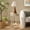Distressed White, variant on Safavieh Orbis Wood Modern Round End Table, Sage Green