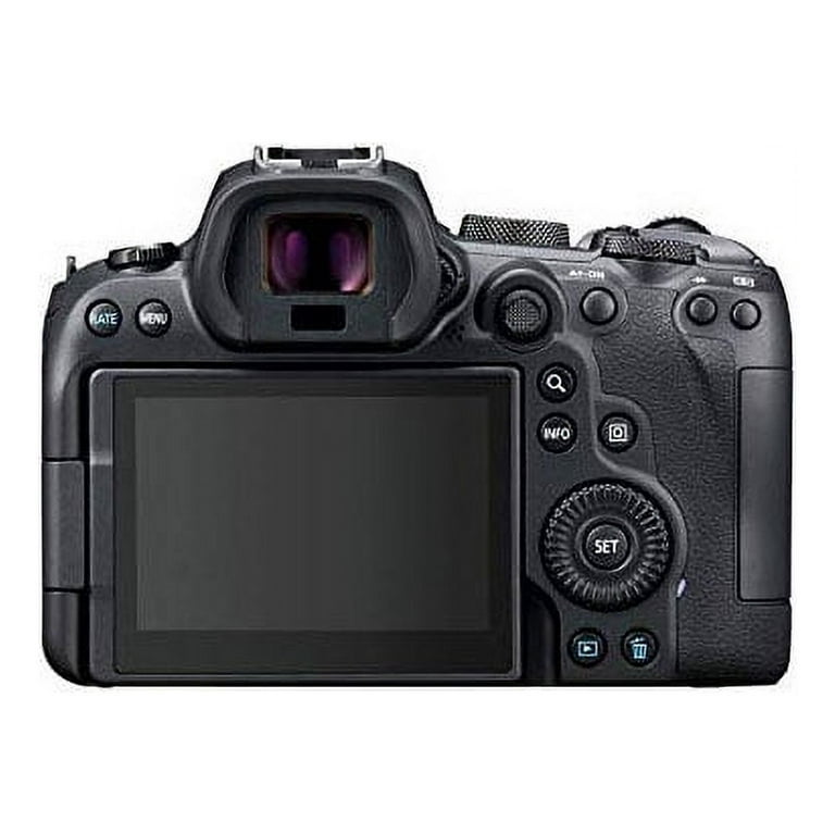 Canon EOS R6 Full-Frame Mirrorless Camera with 4K Video, Full-Frame CMOS  Senor, DIGIC X Image Processor, Dual UHS-II SD Memory Card Slots, and Up to