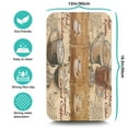 thumbnail image 4 of Coffee Mat, Vintage Kitchen Pattern Coffee Bar Mat for Coffee Station Accessories and Organizer, Absorbent Dish Drying for Kitchen Counter, Coffee Bar Decor Coffee Machine Mat 19.5x12in, 4 of 5
