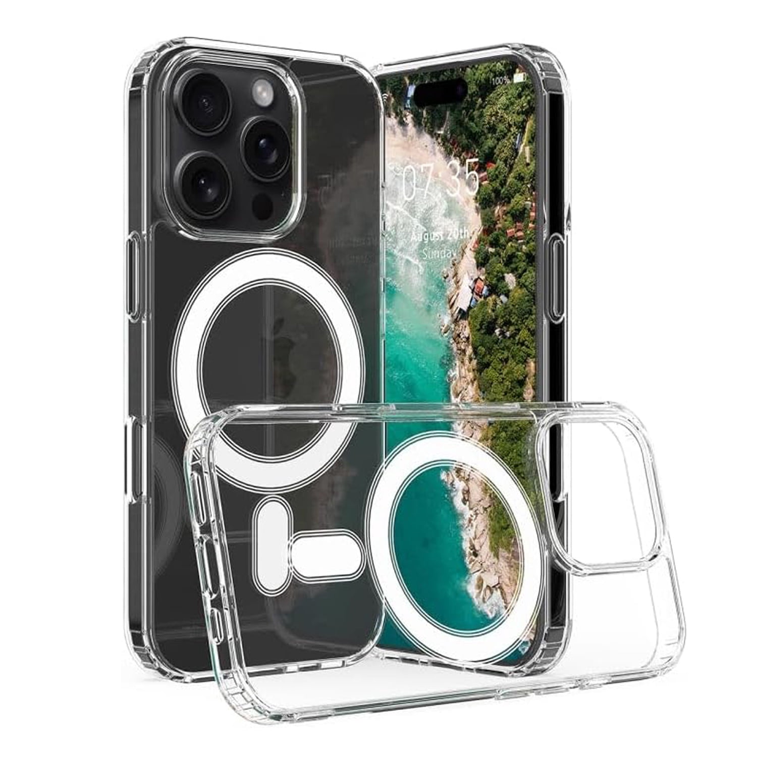 Slim Clear MagSafe Case for iPhone 17 Pro Max