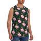 thumbnail image 2 of Balery Pink Sleeping Fox Camisetas sin mangas para hombre, absorbe la humedad y protege contra el mal olor.-X-Large, 2 of 7