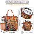 thumbnail image 5 of Pioneer Flower Floral Print Pattern Womens Lunch Box for Work,Insulated Large Lunch Bag for Tween and Teen,Loncheras Para Mujer,Leakproof Adult Lunch Bag for Work,Beach,Travel,Picnic,Camping, 5 of 7