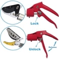 thumbnail image 2 of 4.4-7.2 Foot Tree Pruner 2 Sections Extendable 4 Nodes Adjustable, Cut and Hold Pruning Trimmer, Long Reach Pole Saw, Telescoping Fruit Picker, Branches Bypass Lopper With Hook, 2 of 5
