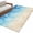 Brown Blue, variant on Area Rug for Living Room, Blue Beige Ombre Coastal Non-Slip Indoor Large Carpet for Bedroom/Dining Room, Nautical Beach Starfish Coral Summer Washable Low-Profile Floor Runner Rugs - 4 x 6 Ft