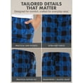 thumbnail image 3 of North 15 Boy's Super Soft, Buffalo Plaid with Deer Head, Polar Fleece Lounge Pants-1233B-Navy-14-16, 3 of 4