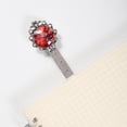 thumbnail image 2 of Coral Book Accessories: Vintage Silver Lace-Edged Bookmark, Gift for Readers and Book Lovers, 2 of 5