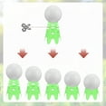 thumbnail image 4 of Uxcell Tees de Simulador de Golf [8PCS] - Tees de Golf de Plástico para Campo de Práctica y Césped de Invierno - [Verde - 1.77 IN], 4 of 7