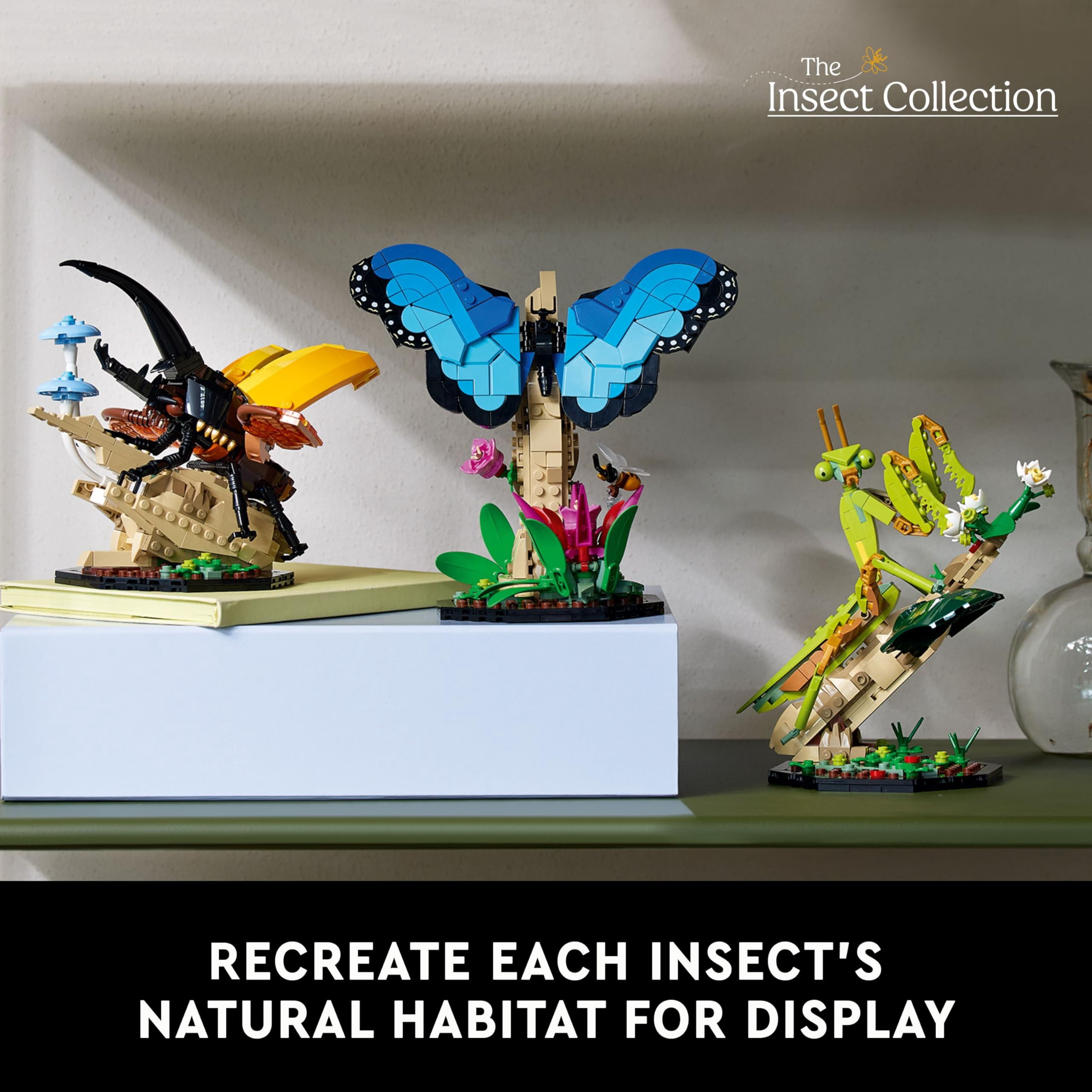Lego Idea Insect Collection 21342 Toy Block Present Interior Model Boy Girl Adult