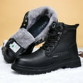 thumbnail image 5 of ywluxe Men's 10KV Insulated Work Boots - High Top Steel Toe Safety Shoes, Anti-Impact Anti-Puncture, Super Fiber Leather Electrician Boots, 5 of 10