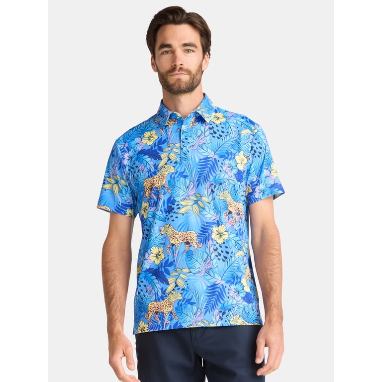 Birdie Bound Men's Novelty Print Golf Polo photo 1