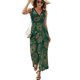 thumbnail image 1 of Vestido De Noche De Lujo Sin Mangas Para Mujer, Paisley Print Vestido De Fiesta, 1 of 5