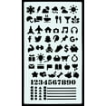 Dotted Journal Stencil Set (Over 300 designs that are great for bullet