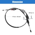 thumbnail image 6 of Car Automatic Transmission Shifter Cable Gear Shift Cable Replacement for Dodge Dakota 2001, 6 of 6