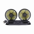 thumbnail image 1 of Ventilador De Automóviles De Doble Cabeza, Electricidad De 360 ​​​​Rotable 5 Cuchillas 2 Velocidadas Ventilador De Enfriamiento Para SUV, RV, Camión, Sedán,,, 1 of 7