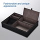 thumbnail image 5 of Caja de almacenamiento de escritorio, Caja Organizador, organizador de suministros de escritorio de cuero de PU Caddy para bolígrafos tarjetas de visita control remoto teléfono artículos de papelería Ecomeon no, 5 of 6