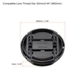 thumbnail image 2 of Cubierta de lente frontal de pinza central Uxcell para lente con rosca de 62 mm, 2 paquetes, 2 of 6
