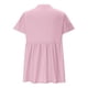 thumbnail image 5 of Vestidos Casuales Para Mujer, Blusas De Mujer De Moda Blusa tipo jersey con cuello en V y mangas cortas de color liso para mujer, 5 of 6