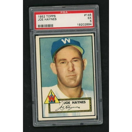 1952 Topps 145 Joe Haynes PSA 5 EX