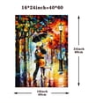 thumbnail image 5 of 1pc Dance Under The Rain By Leonid Afremov Canvas Poster, Wall Art Picture Print For Home Decor, No Frame 12x16 Inch 16*24inch, 5 of 5