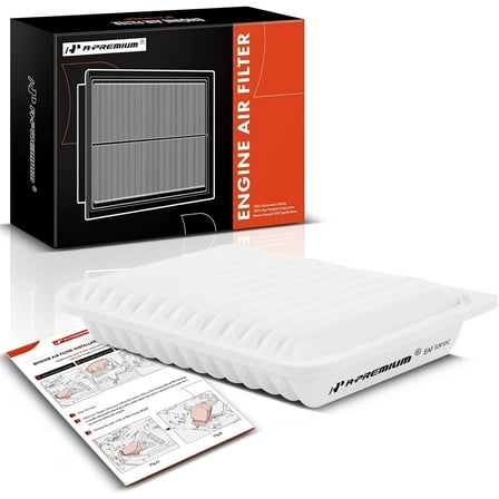 A-Premium Engine Air Filter Compatible with Mitsubishi Lancer, Outlander, Outlander Sport, RVR, 2013-2022, 2.0L 2.4L 3.0L, Rigid Panel, Replace# 160997380