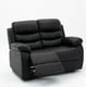 thumbnail image 2 of Sillón Reposet Reclinable 2 Cuerpos Midtown Concept Tapizado negro, 2 of 10