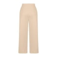 thumbnail image 7 of Neewe Women's Wide Leg Sweatpants Straight Leg Lowrise Sweat Pants Drawstring Elastic Low Waist Pants with Pockets, 7 of 7