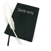 L-zonc 135 Pages Death Note Notebook with Feather Pen
