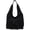Black, variant on Hsqqdc Pleated Underarm Bag, Lightweight Large Capacity Tote Commuter Handbag for Women