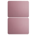 thumbnail image 3 of 2Pcs Mouse Pad 2-Side PVC Leather Waterproof Desk Mat Office Home Mice Protector 27x21cm(Purple Pink ), 3 of 14