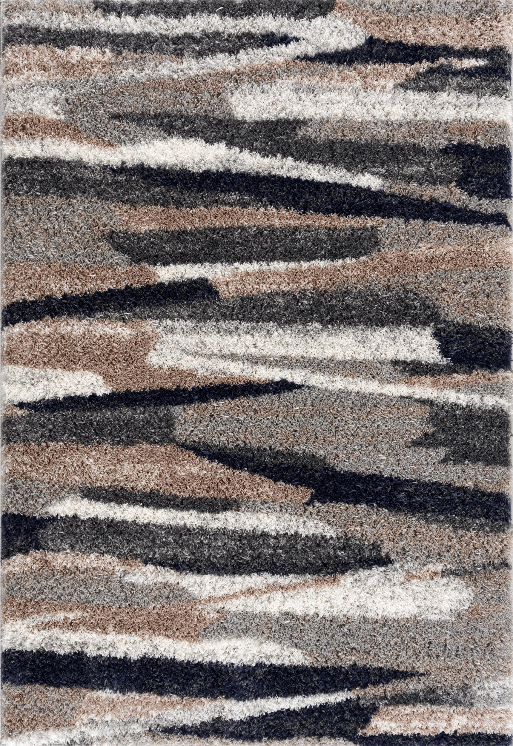 Rug Branch Retro Collection Modern Abstract Area Rug