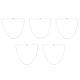 thumbnail image 1 of 5X Cadena de Mujer de Joyeria, "O" Collar de Acero Inoxidable, Plata - 2 mm de - 65 cm de Longitud, 1 of 5