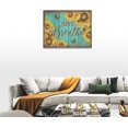 thumbnail image 5 of Farmhouse Bathroom Wall Decor Sunflower Wall Art Just Breathe Inspirational Quotes Rustic Country Sunflower Canvas Painting Print Framed Artwork for Office Kitchen Bedroom 16"x12", 5 of 6