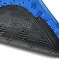 thumbnail image 2 of Universal 4-piece all-weather car foot mat, waterproof, dust-proof, easy to clean, durable plastic material, vehicle foot mat(Blue), 2 of 6