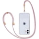 thumbnail image 1 of Correa De Cuello Ajustable De 2 Piezas Para Cordón De Teléfono Universal, Cordón De Cable De Teléfono Compatible Con Todos Los Teléfonos Inteligentes - Rosa, 1 of 5