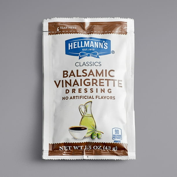 Hellmann's Paquet de Vinaigrette Balsamique 1,5 oz - 102/Case