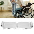 thumbnail image 3 of Conjunto De Reposapiés Para Silla De Ruedas, Reemplazo De aleación De Aluminio, 2 Piezas, Reposapiés Profesional Para Silla De Ruedas, Alta Resistencia Para Compras Para, 3 of 7