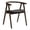Black, variant on Maklaine Kiln-Dried Solid Elm Wood Frame Dining Chair in Stone