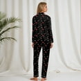 thumbnail image 5 of Christmas pajamas Long Sleeve With Built In Bra And Pants Two Piece Outfit Comfortable Casual Loungewear Joggers For Home Wear, 5 of 6