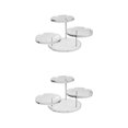 thumbnail image 1 of Naiovety Round Cake Stand Cupcake Stand Reusable Celebration S  for Decoration Wedding 2piezas Transparente 3 círculos, 1 of 1