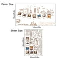 thumbnail image 2 of Travel Photo Wall Sticker Decorative Wall Decal Wall Art Sticker for Living Room, 2 of 10