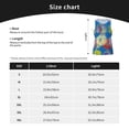 thumbnail image 4 of Rateoe Colorful floral Pattern Sleeveless Gym Shirt Muscle Tee Breathable Workout Shirt Slim-Fit Tank Quick Dry Fit Muscle Tank Top Bodybuilding Sleeveless T Shirt-4X-Large, 4 of 7