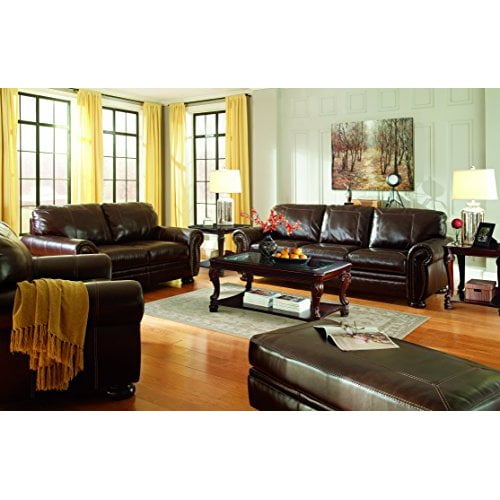 Signature Design By Ashley T519 4 Norcastle Sofa Table Dark Brown Baci Living Room
