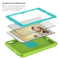 thumbnail image 2 of Dteck iPad 6th/5th Generation Case, iPad Air 2 Case, iPad 9.7 Case for Kids, Protective iPad 9.7" Case with Shoulder Strap Swivel Stand for iPad 6/5 Gen (2018/2017 )& iPad Air 2 / Pro 9.7,Green, 2 of 6