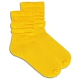 thumbnail image 2 of COUVER Women's Cotton Stretch Crew Length Slouch Socks Gold 2 Pairs Size 9-11 (Womens), 2 of 7