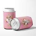 thumbnail image 5 of Carolines Treasures CK4198CC Jack Russell Terrier Pink Flowers Can or Bottle Hugger Can Hugger multicolor, 5 of 5
