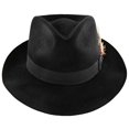 thumbnail image 3 of Downs - Stetson Felt Fedora Hat - TFDWNS, 3 of 7