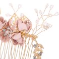 thumbnail image 4 of 4 peinetas de flores para el pelo, pasadores para el pelo, tocado de novia, accesorios para el pelo de boda, 4 of 5