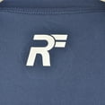 thumbnail image 3 of RunFlyte Men's Basics Short Sleeve Moisture-Wicking T-Shirt Navy Blue/White f1002-nbw, 3 of 3