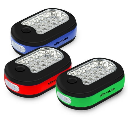 

27 LED Compact Work Light With Magnetic And Hook - 3 Pack by AlltroLite